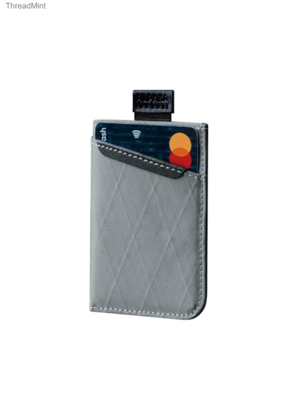 Minimalist 4-Card Holder Wallet Pull Tab Polyester Slim EDC